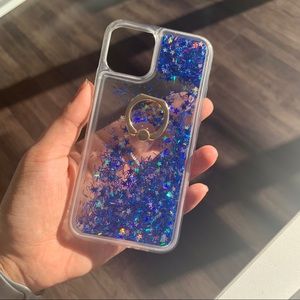 iPhone 11 Pro Glitter Case w. Ring NWT